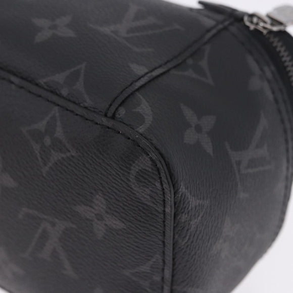 LOUIS VUITTON Monogram Eclipse Cube de Langemont PM Pouch M44697 LV Auth 200397V