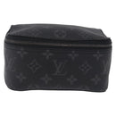 LOUIS VUITTON Monogram Eclipse Cube de Langemont PM Pouch M44697 LV Auth 200397V-2