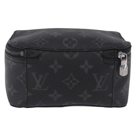 LOUIS VUITTON Monogram Eclipse Cube de Langemont PM Pouch M44697 LV Auth 200397V