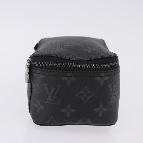 LOUIS VUITTON Monogram Eclipse Cube de Langemont PM Pouch M44697 LV Auth 200397V