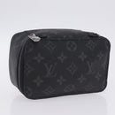 LOUIS VUITTON Monogram Eclipse Cube de Langemont PM Pouch M44697 LV Auth 200397V-6
