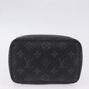 LOUIS VUITTON Monogram Eclipse Cube de Langemont PM Pouch M44697 LV Auth 200397V-7
