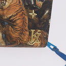 LOUIS VUITTON Rubens Tiger Hunting Zippy Wallet Light Blue M64603 Auth 200400M-20