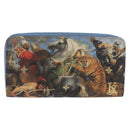 LOUIS VUITTON Rubens Tiger Hunting Zippy Wallet Light Blue M64603 Auth 200400M-2