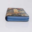 LOUIS VUITTON Rubens Tiger Hunting Zippy Wallet Light Blue M64603 Auth 200400M-3