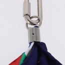 LOUIS VUITTON Bijoux Sac Flags Charm Silk Multicolor MP2485 LV Auth 200403M-13