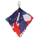 LOUIS VUITTON Bijoux Sac Flags Charm Silk Multicolor MP2485 LV Auth 200403M-8