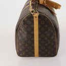 LOUIS VUITTON Monogram Keepall Bandouliere 55 Boston Bag M41414 LV Auth 200406V-4