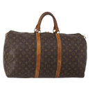 LOUIS VUITTON Monogram Keepall 50 Boston Bag M41426 LV Auth 200408-1