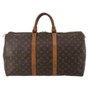 LOUIS VUITTON Monogram Keepall 50 Boston Bag M41426 LV Auth 200408-2