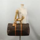 LOUIS VUITTON Monogram Keepall 50 Boston Bag M41426 LV Auth 200409V-24