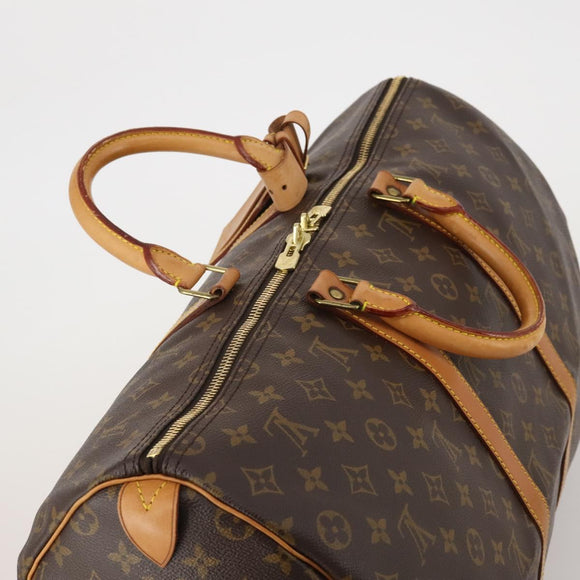LOUIS VUITTON Monogram Keepall 50 Boston Bag M41426 LV Auth 200409V