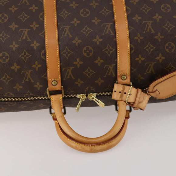 LOUIS VUITTON Monogram Keepall 50 Boston Bag M41426 LV Auth 200409V