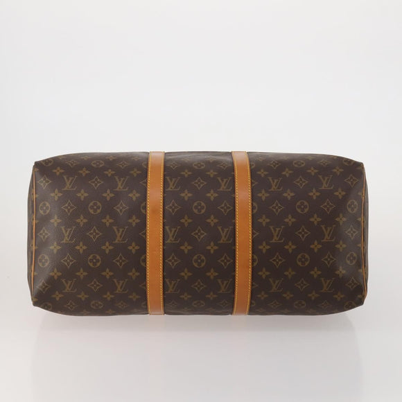 LOUIS VUITTON Monogram Keepall 50 Boston Bag M41426 LV Auth 200409V