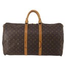 LOUIS VUITTON Monogram Keepall 50 Boston Bag M41426 LV Auth 200411-2