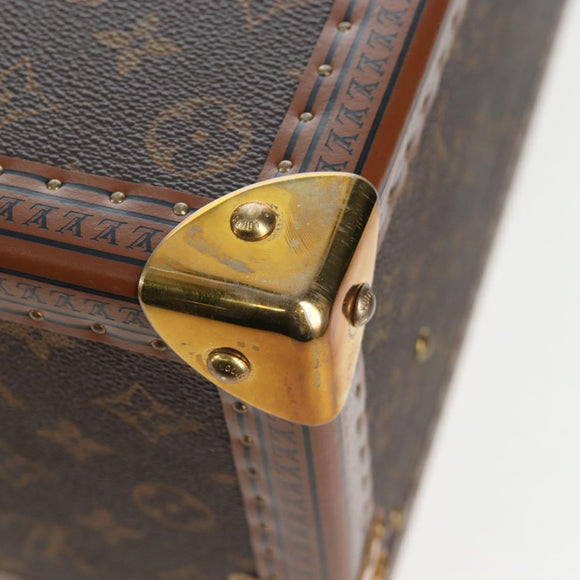 LOUIS VUITTON Monogram Alzer 55 Trunk M21229 LV Auth 200413SAV