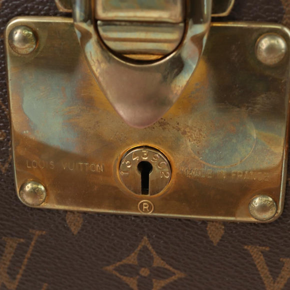 LOUIS VUITTON Monogram Alzer 55 Trunk M21229 LV Auth 200413SAV