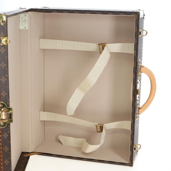 LOUIS VUITTON Monogram Alzer 55 Trunk M21229 LV Auth 200413SAV