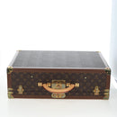 LOUIS VUITTON Monogram Alzer 55 Trunk M21229 LV Auth 200413SAV-6