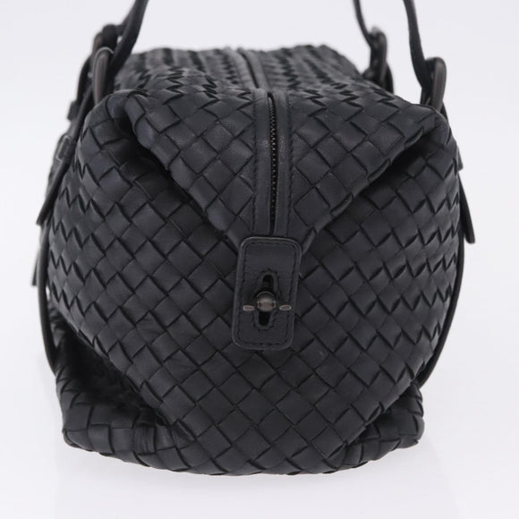 BOTTEGA VENETA INTRECCIATO Hand Bag Leather Black Auth 200420SAM