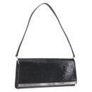 LOUIS VUITTON Electric epi Pochette Sevigne Bag Black M4055N LV Auth 200421V-1