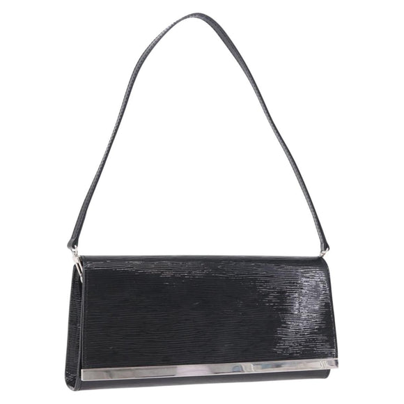 LOUIS VUITTON Electric epi Pochette Sevigne Bag Black M4055N LV Auth 200421V