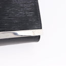 LOUIS VUITTON Electric epi Pochette Sevigne Bag Black M4055N LV Auth 200421V-19