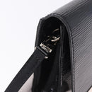 LOUIS VUITTON Electric epi Pochette Sevigne Bag Black M4055N LV Auth 200421V-8