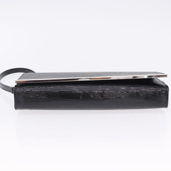 LOUIS VUITTON Electric epi Pochette Sevigne Bag Black M4055N LV Auth 200421V