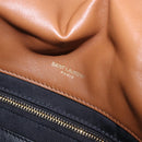 SAINT LAURENT Jamie Shoulder Bag Leather Brown Gold Auth 200430M-16