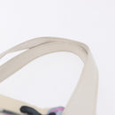 CHANEL New Travel Line Tote Bag Canvas Hawaii Limited White Silver Auth 200431A-9