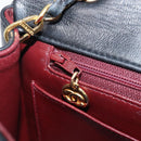 CHANEL Chain Matelasse Shoulder Bag Lamb Skin Black Gold CC Auth 200435V-24
