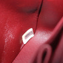 CHANEL Chain Matelasse Shoulder Bag Lamb Skin Black Gold CC Auth 200435V-11
