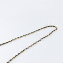 CHANEL Chain Matelasse Shoulder Bag Lamb Skin Black Gold CC Auth 200435V-14