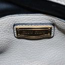 Miu Miu Tote Bag Leather 2way Beige Gold Auth 200436M-22