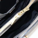 Miu Miu Tote Bag Leather 2way Beige Gold Auth 200436M-23