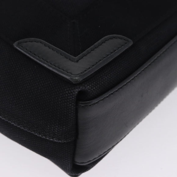 BALENCIAGA Navy Cabas XS Hand Bag Canvas Black 390346 Auth 200438A