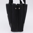 BALENCIAGA Navy Cabas XS Hand Bag Canvas Black 390346 Auth 200438A-3