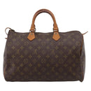 LOUIS VUITTON Monogram Speedy 35 Hand Bag M41524 LV Auth 200441A-2