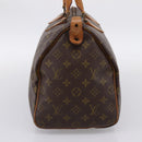 LOUIS VUITTON Monogram Speedy 35 Hand Bag M41524 LV Auth 200441A-4