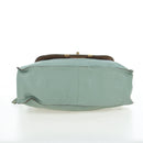 Chloe Marcie Hand Bag Leather 2way Green Gold Auth 200450V-11