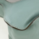 Chloe Marcie Hand Bag Leather 2way Green Gold Auth 200450V-12