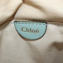 Chloe Marcie Hand Bag Leather 2way Green Gold Auth 200450V-22