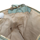 Chloe Marcie Hand Bag Leather 2way Green Gold Auth 200450V-24