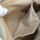 Chloe Marcie Hand Bag Leather 2way Green Gold Auth 200450V-27