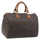 LOUIS VUITTON Monogram Speedy 30 Hand Bag M41526 LV Auth 200452-1