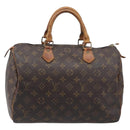 LOUIS VUITTON Monogram Speedy 30 Hand Bag M41526 LV Auth 200452-13
