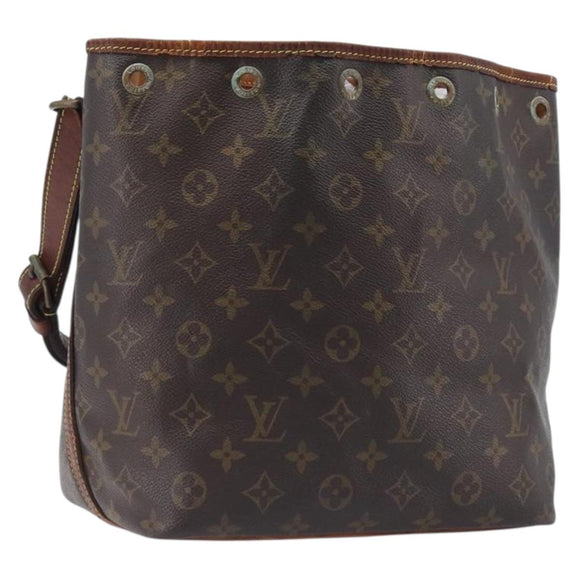 LOUIS VUITTON Monogram Petit Noe Shoulder Bag M42226 LV Auth 200453