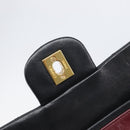 CHANEL Chain Matelasse 23 Shoulder Bag Lamb Skin Black Gold CC Auth 200454SAM-19