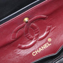 CHANEL Chain Matelasse 23 Shoulder Bag Lamb Skin Black Gold CC Auth 200454SAM-18